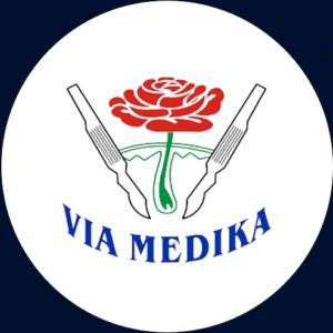 Logo Via Medika Footer Background Edit